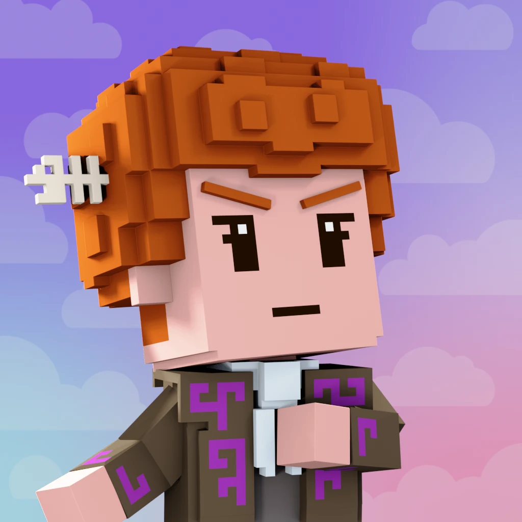 Pirate #8646 voxel render