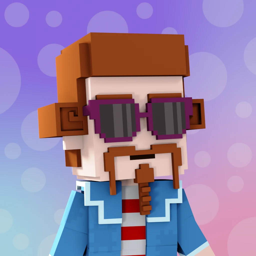 Pirate #8647 voxel render