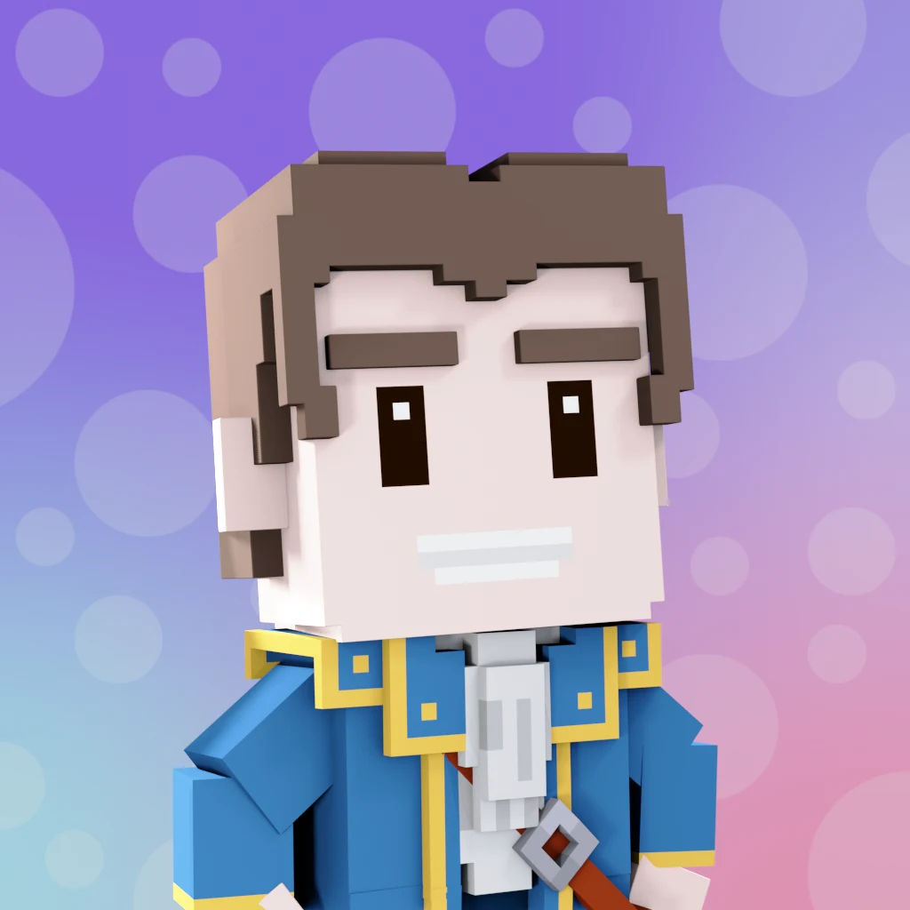 Pirate #8659 voxel render