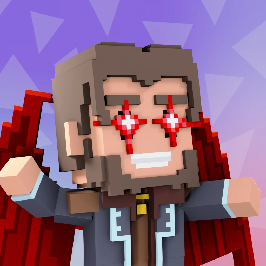 Pirate #866 voxel render