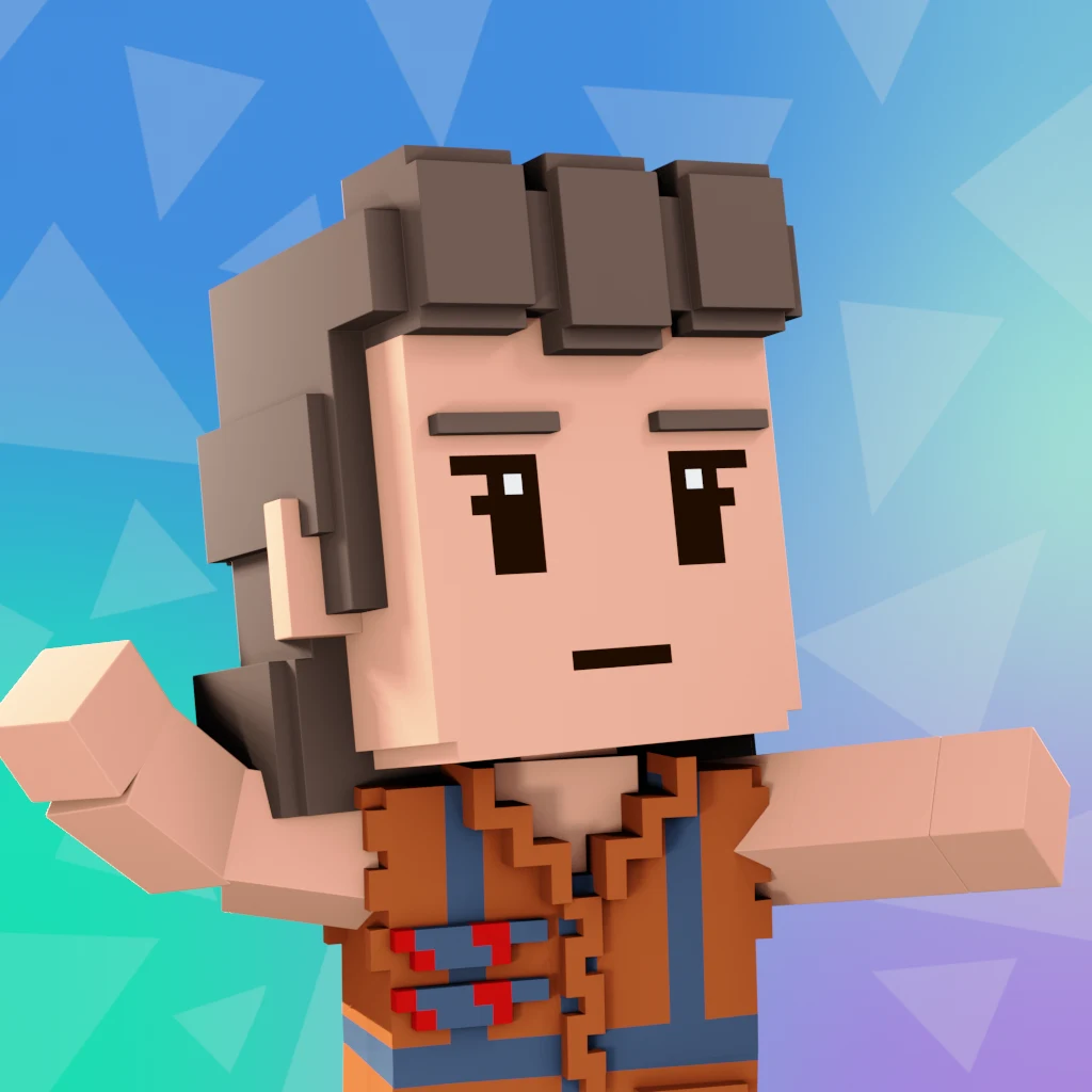 Pirate #8660 voxel render