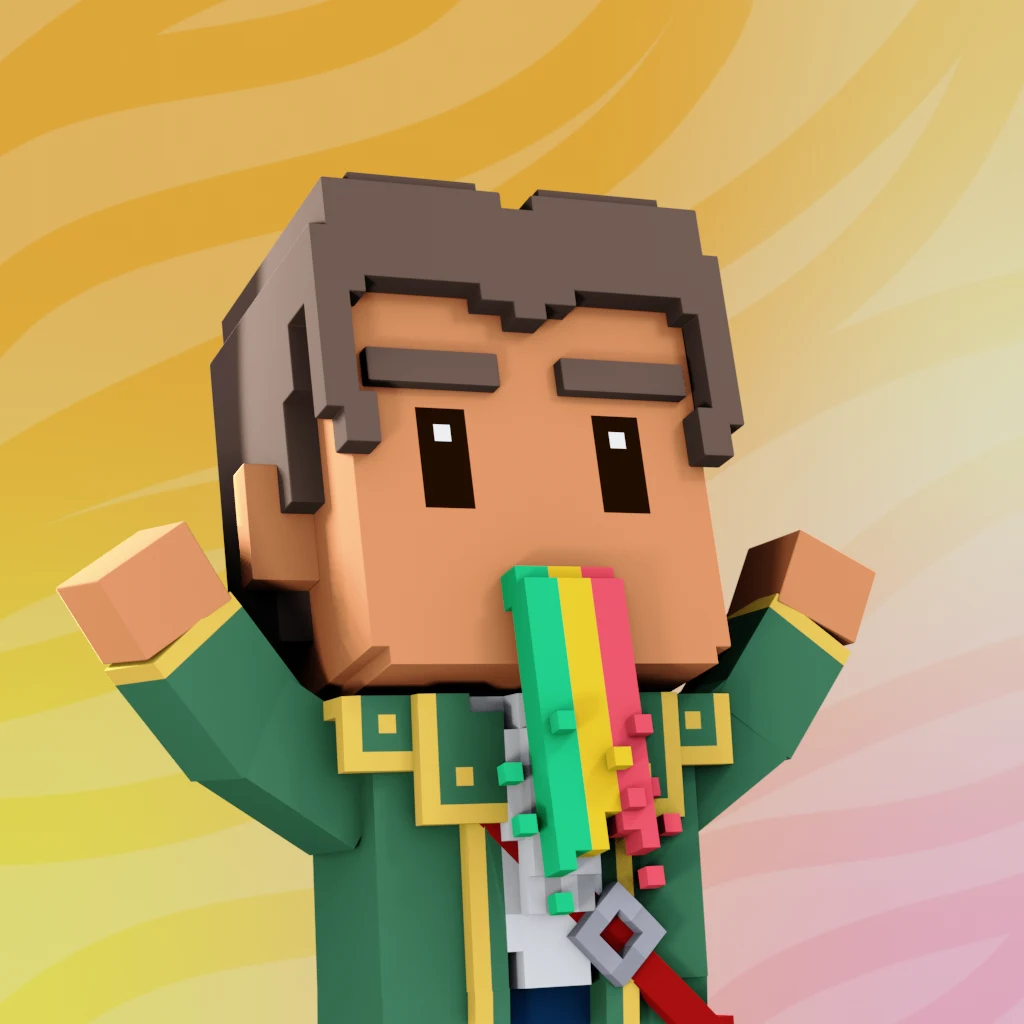 Pirate #8661 voxel render