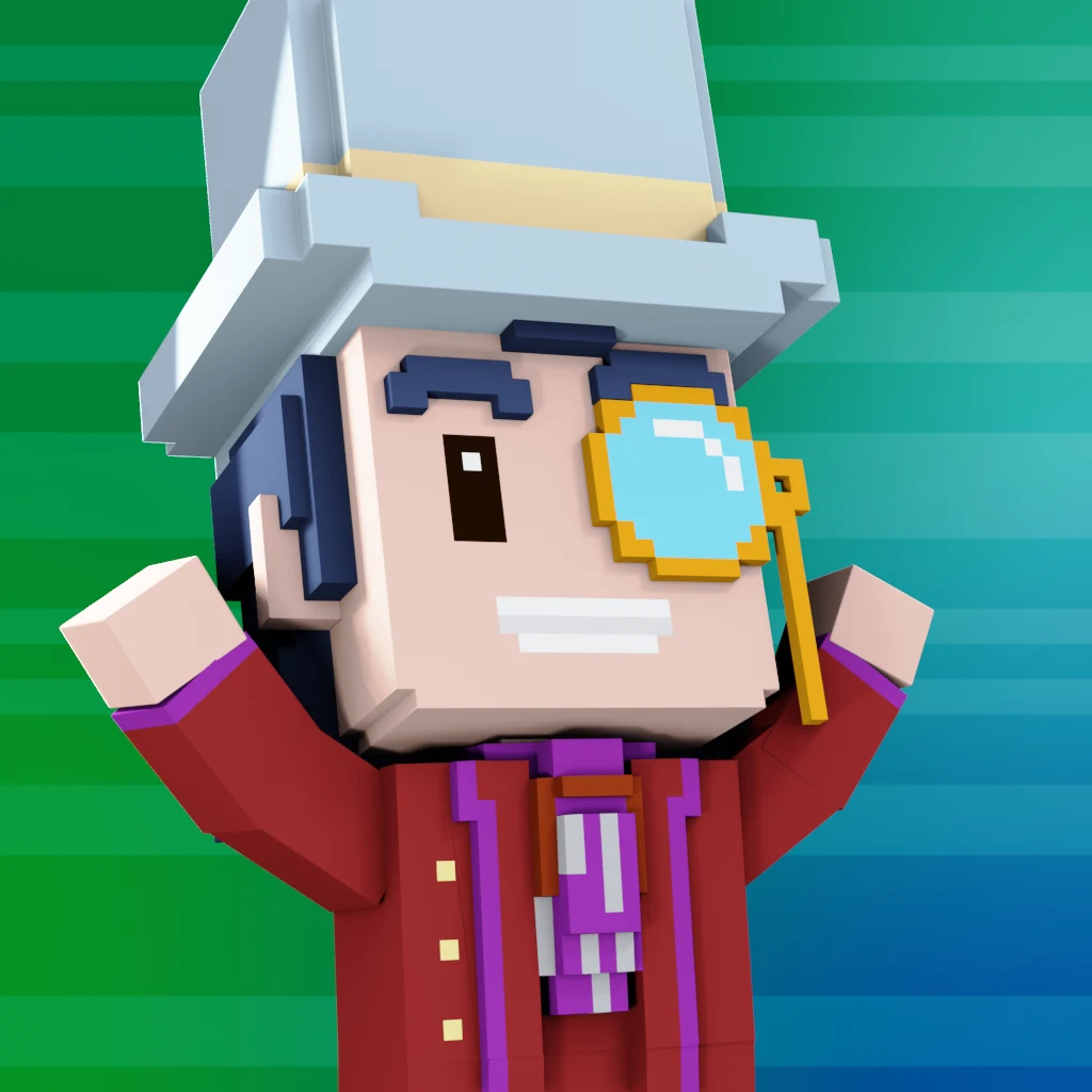 Pirate #8662 voxel render