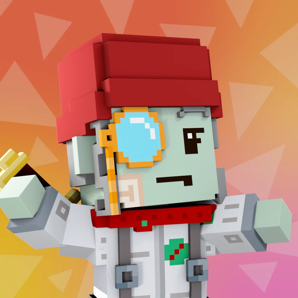 Pirate #8663 voxel render