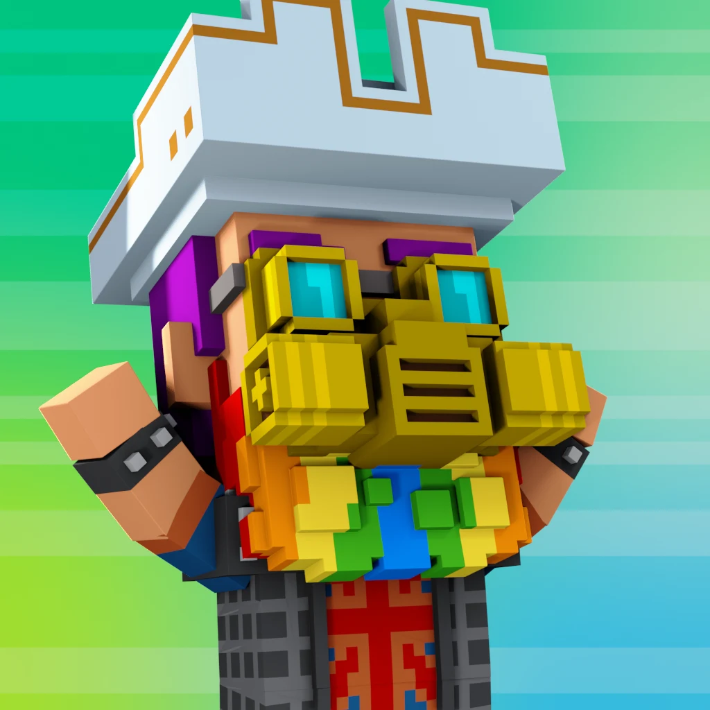 Pirate #8665 voxel render