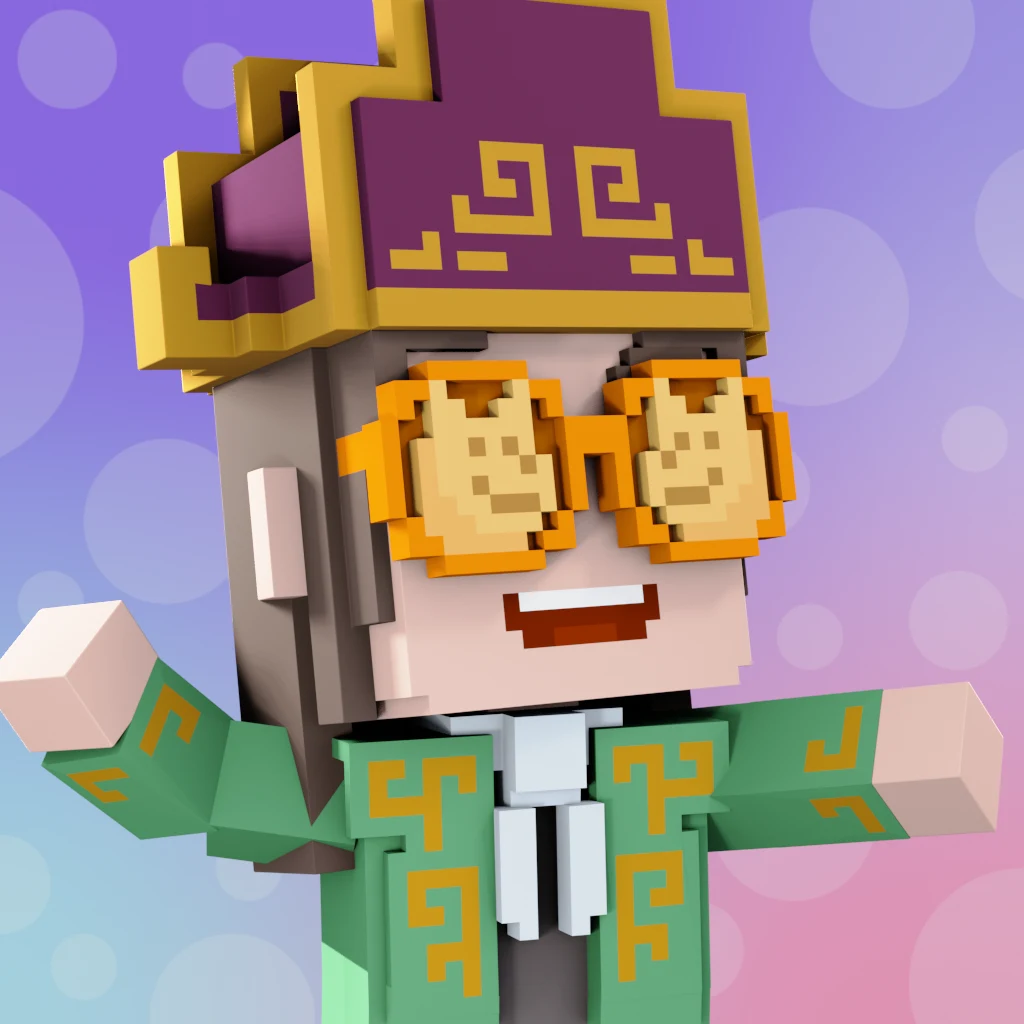 Pirate #8666 voxel render
