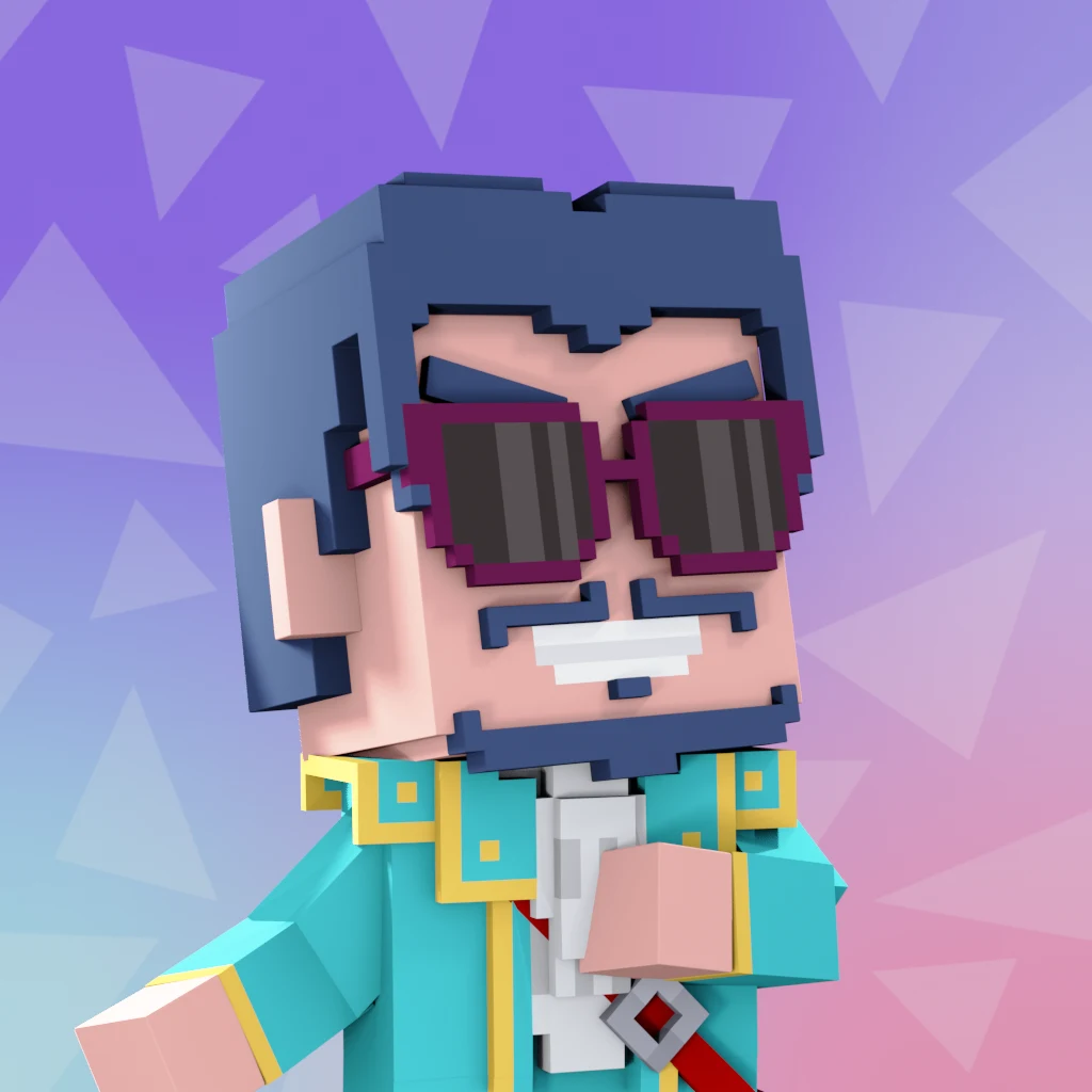 Pirate #8667 voxel render