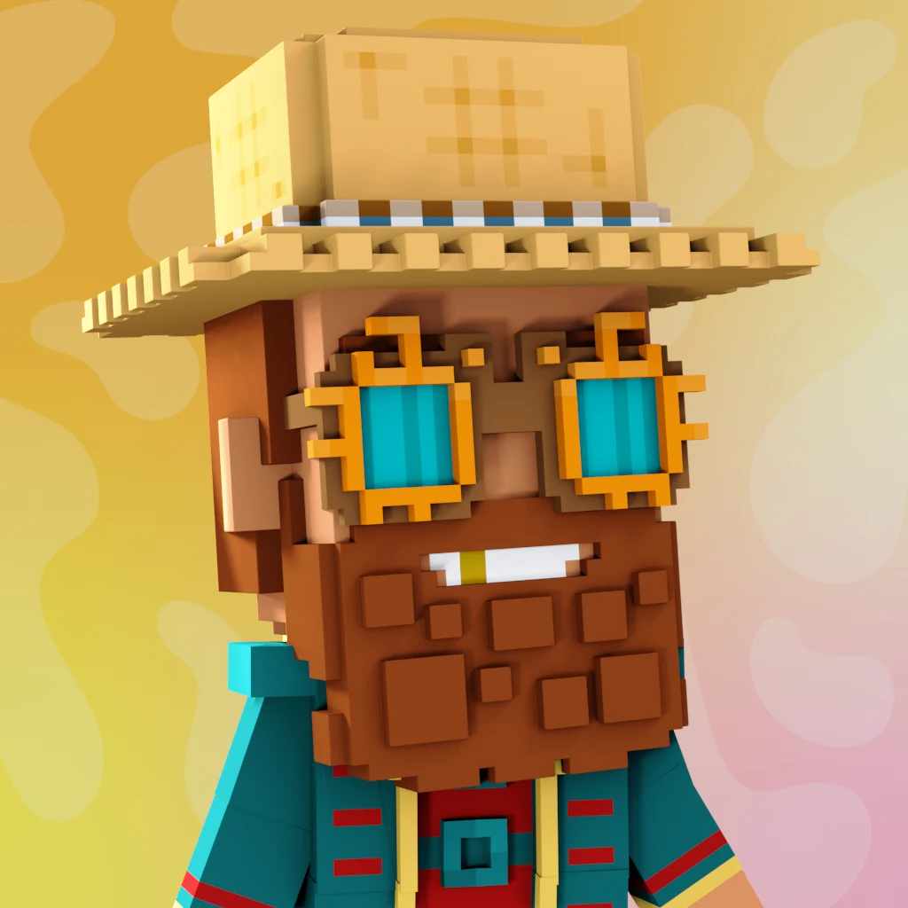 Pirate #8675 voxel render