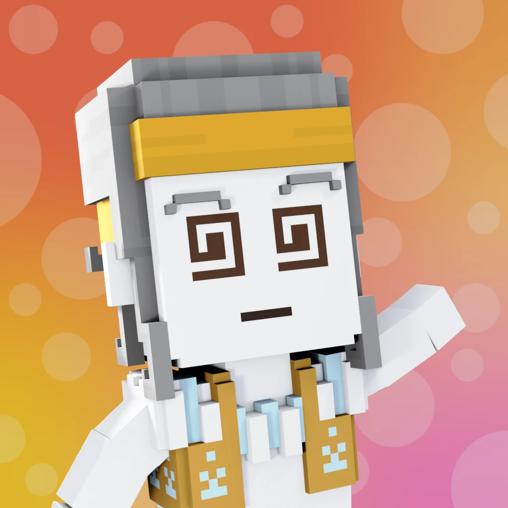 Pirate #8676 voxel render