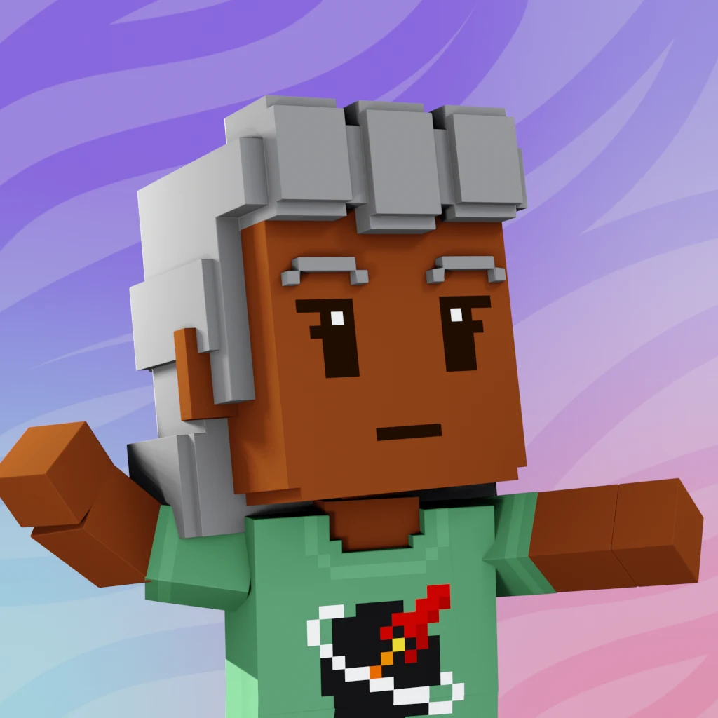 Pirate #8678 voxel render
