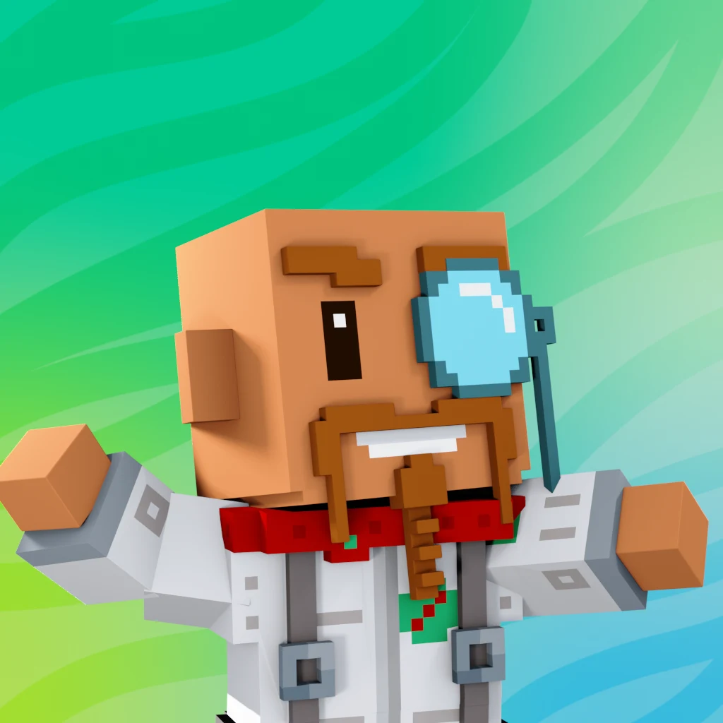 Pirate #8680 voxel render