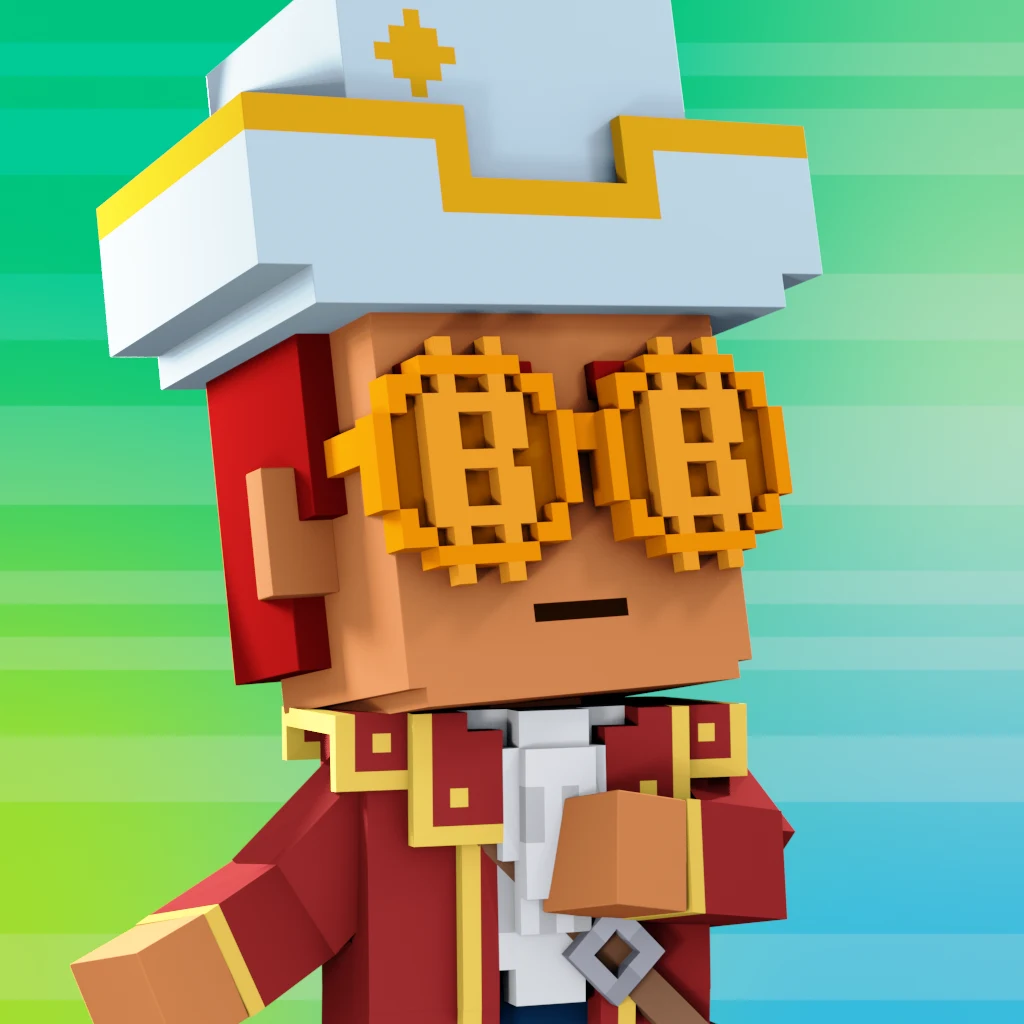 Pirate #8681 voxel render