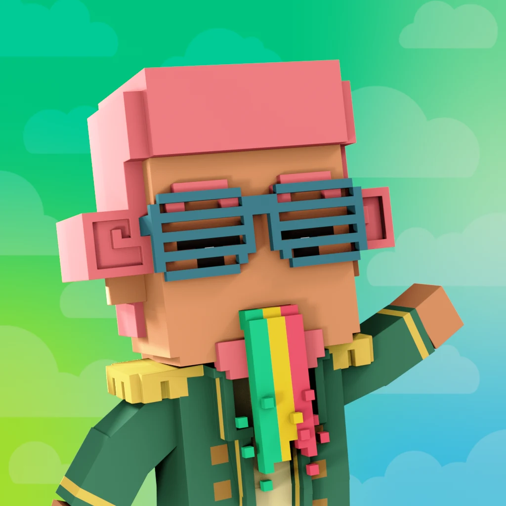 Pirate #8684 voxel render