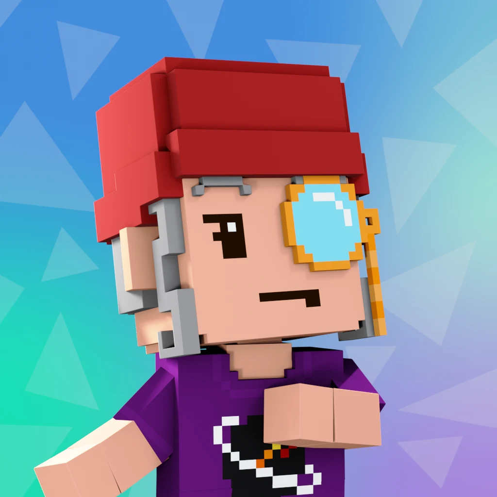 Pirate #8685 voxel render