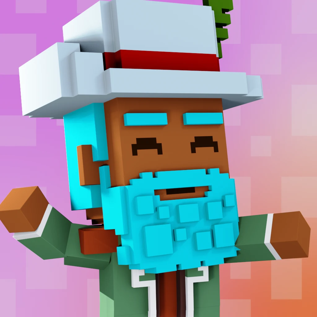 Pirate #8686 voxel render