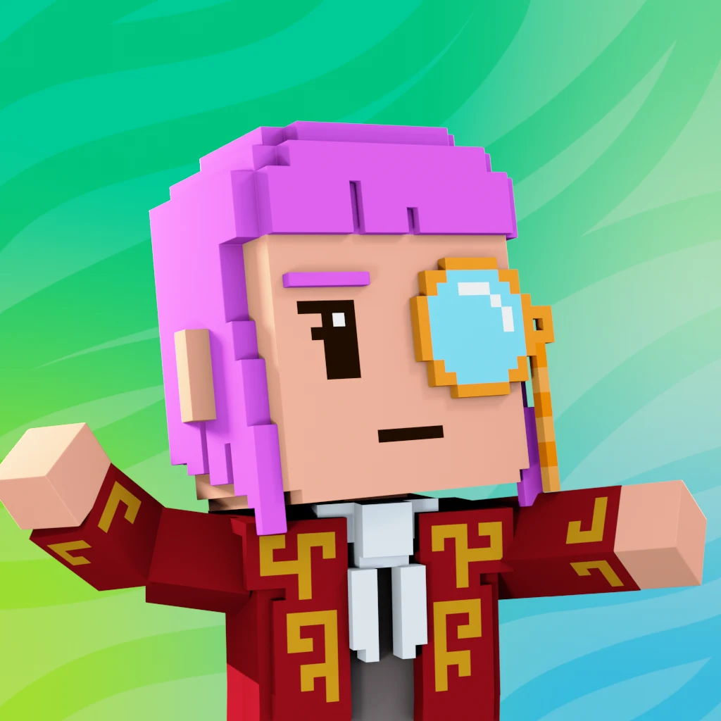 Pirate #8688 voxel render