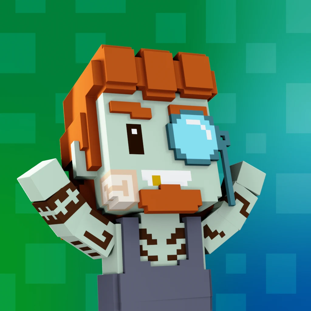 Pirate #8689 voxel render