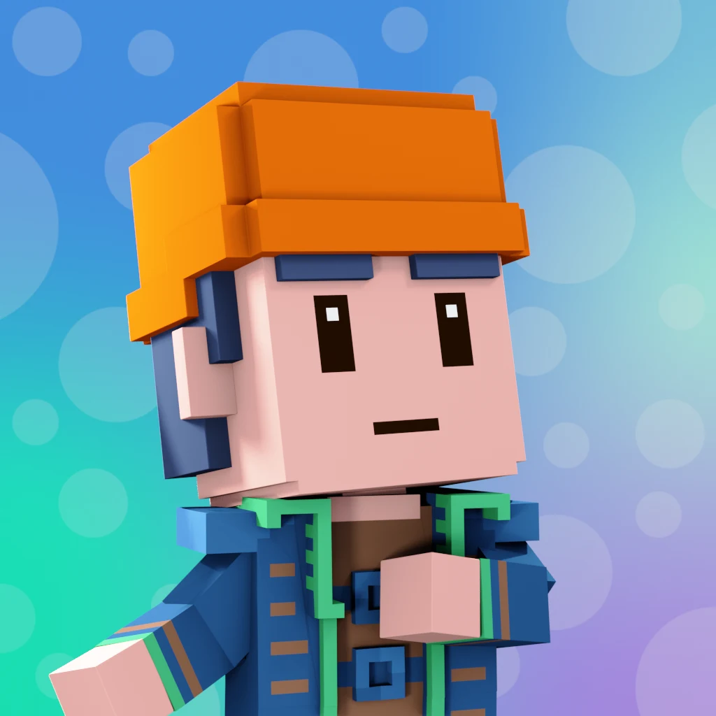 Pirate #869 voxel render