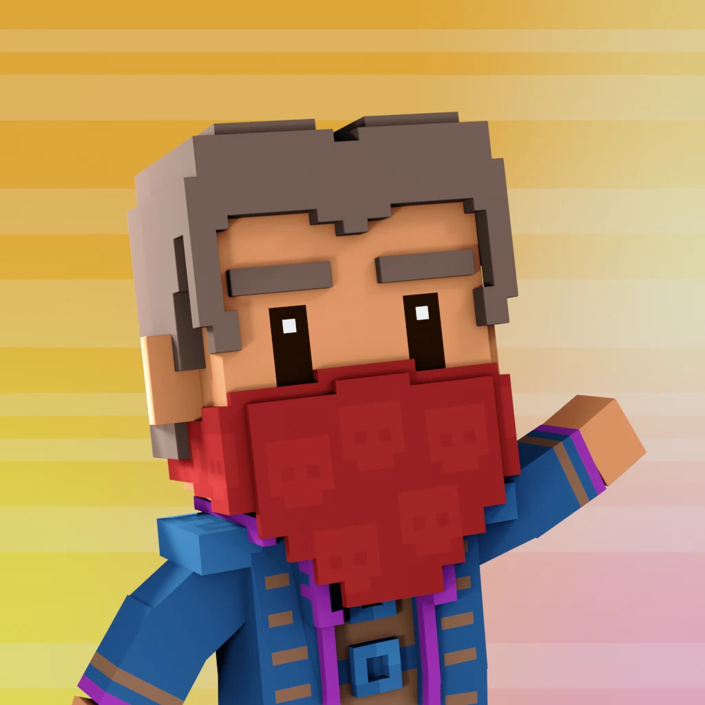 Pirate #8690 voxel render