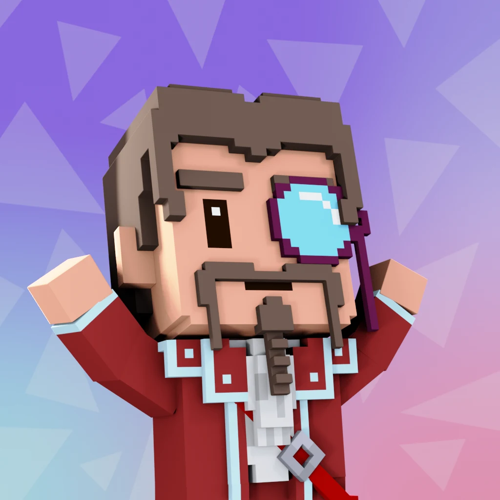 Pirate #8691 voxel render