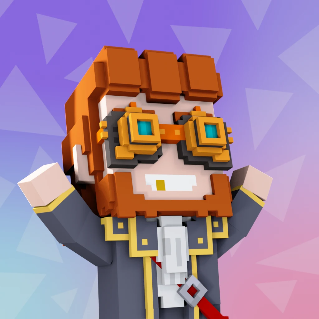 Pirate #8696 voxel render