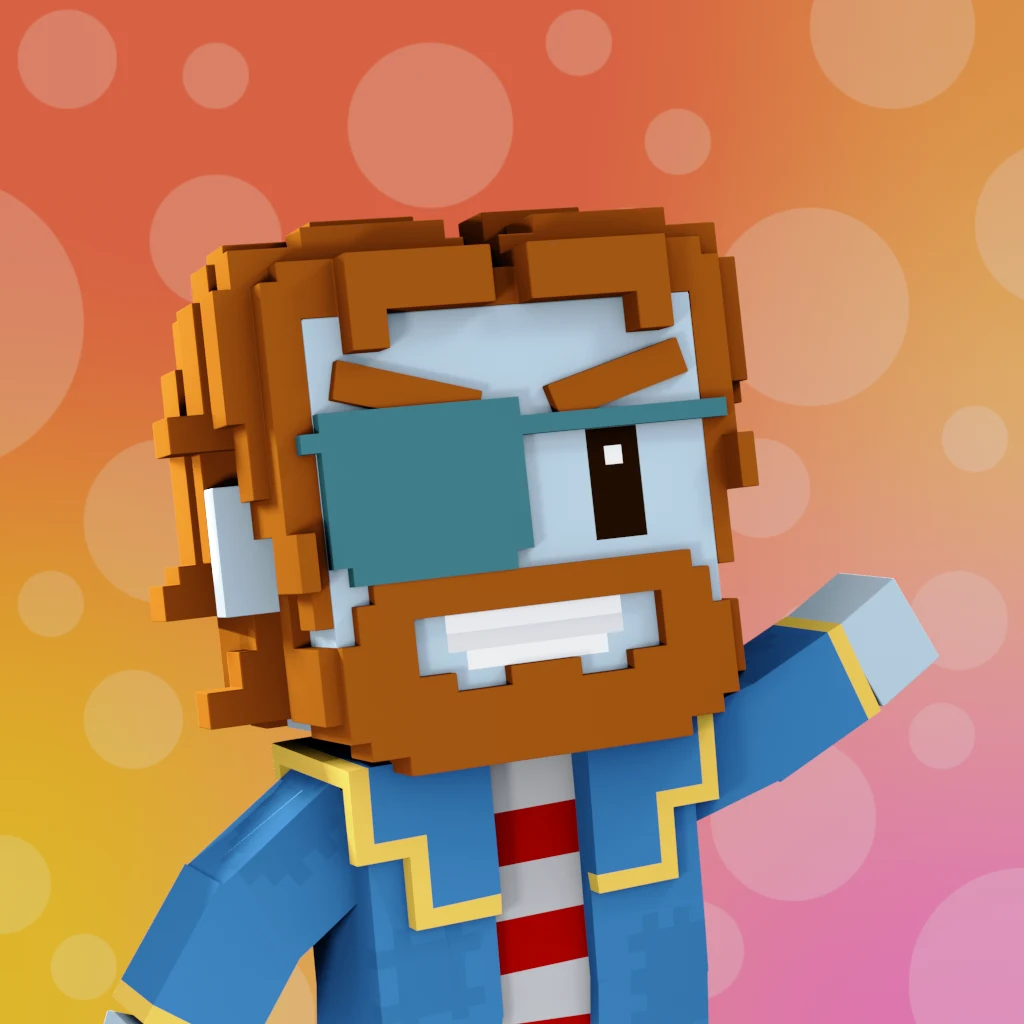 Pirate #8697 voxel render