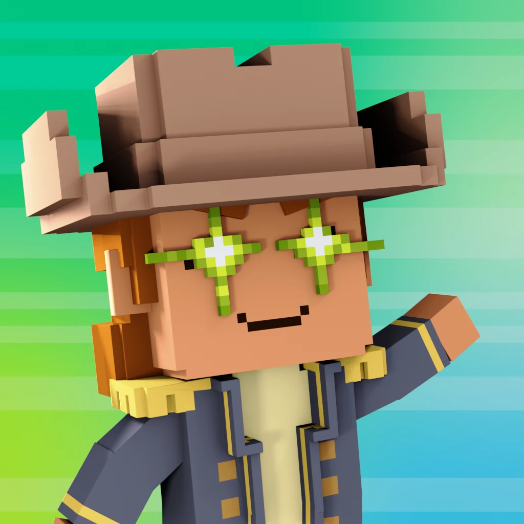Pirate #8698 voxel render