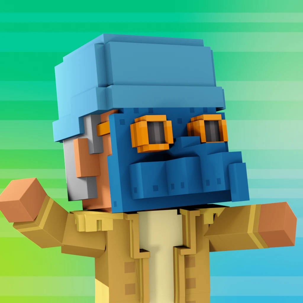 Pirate #8699 voxel render