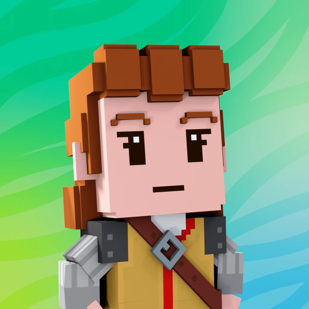 Pirate #87 voxel render