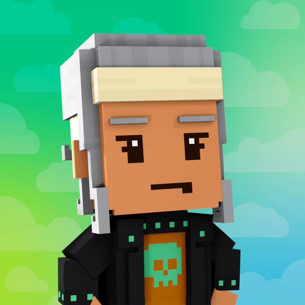 Pirate #8702 voxel render