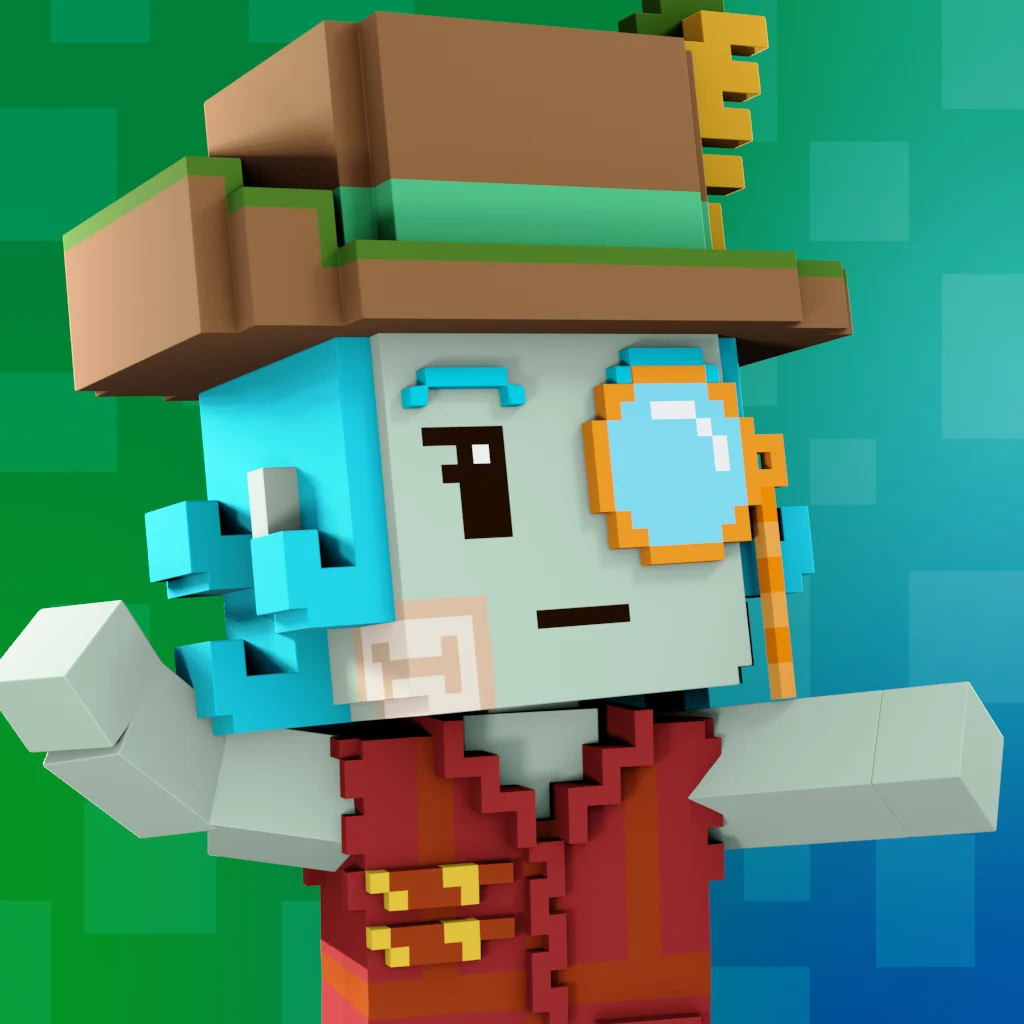 Pirate #8703 voxel render