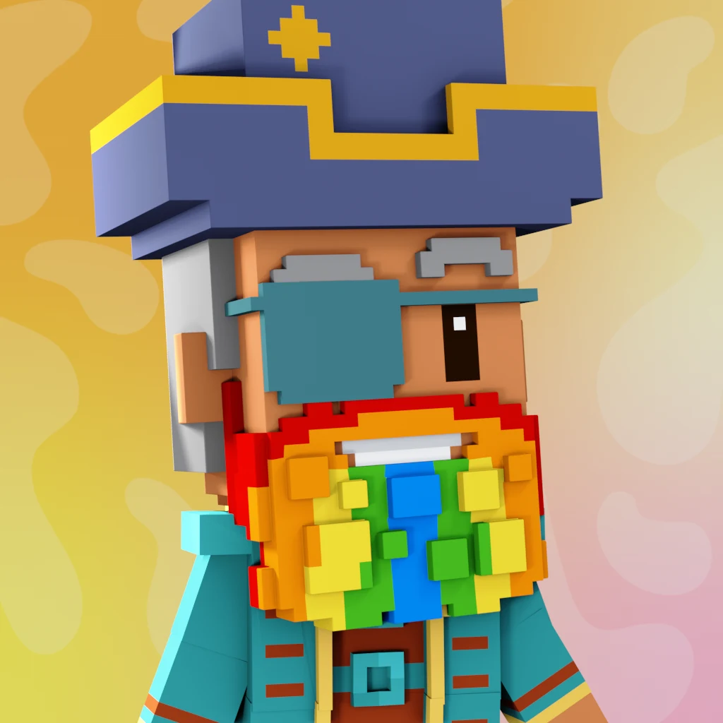 Pirate #8704 voxel render