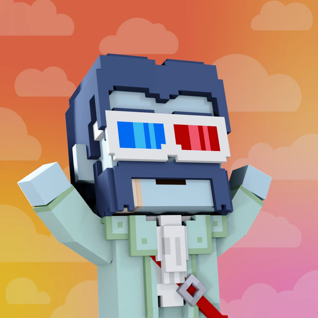 Pirate #8708 voxel render