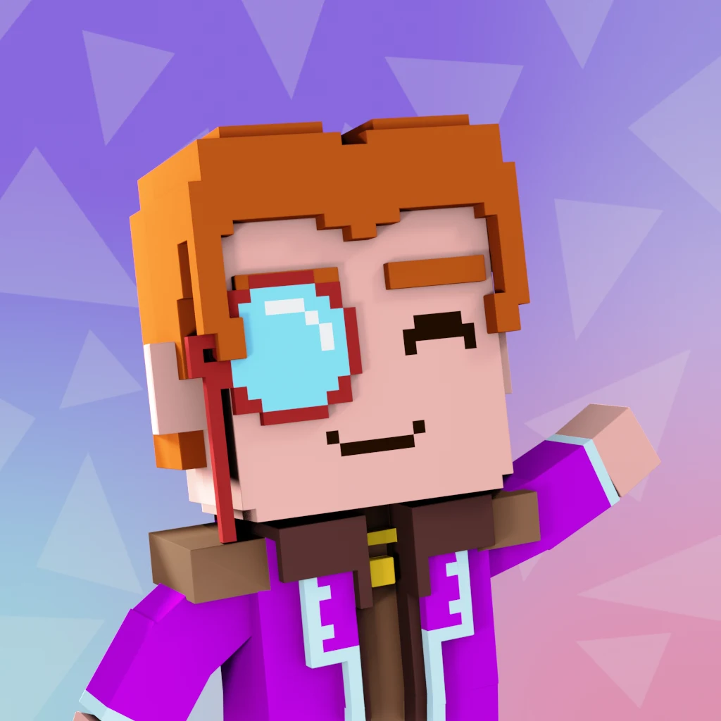 Pirate #8709 voxel render
