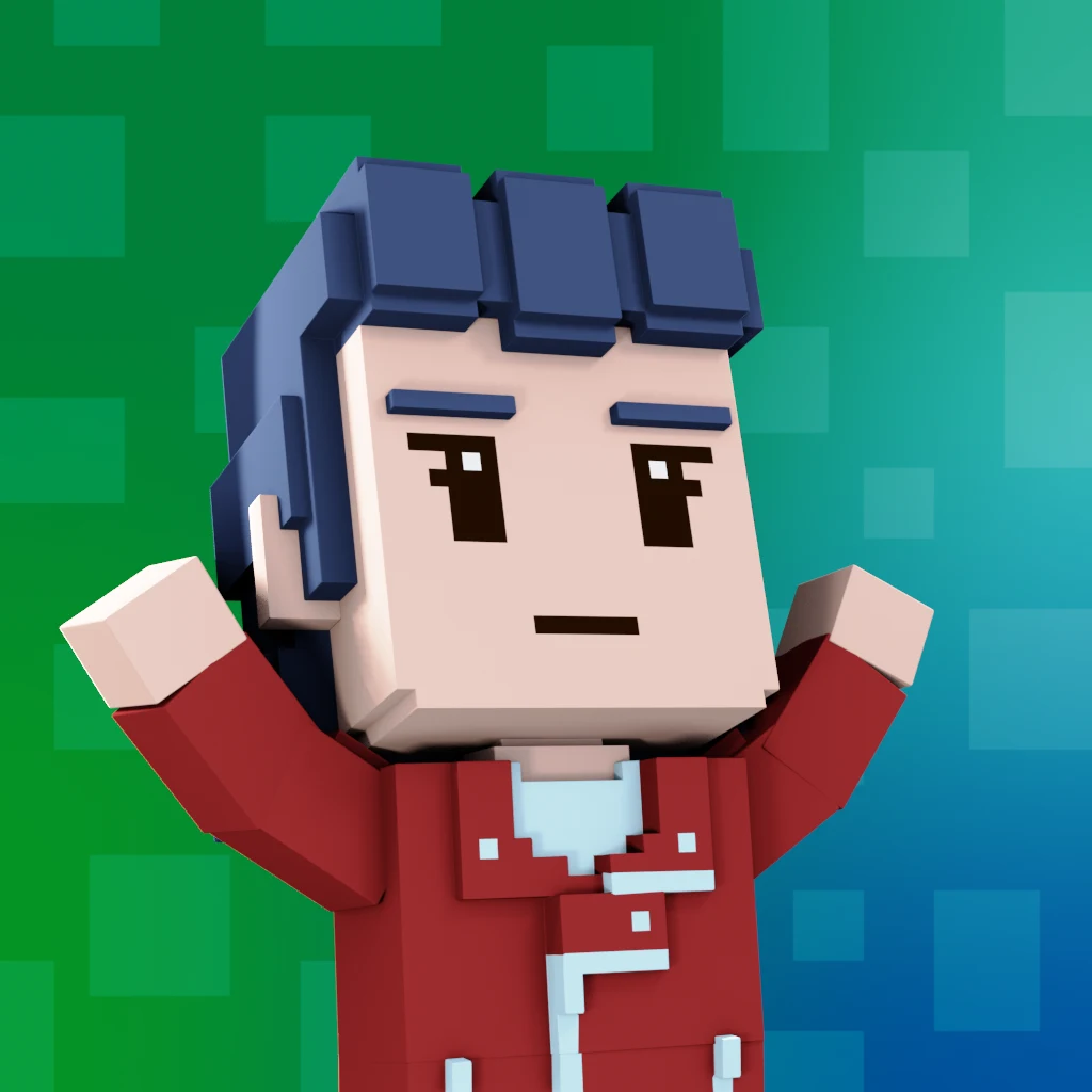 Pirate #871 voxel render