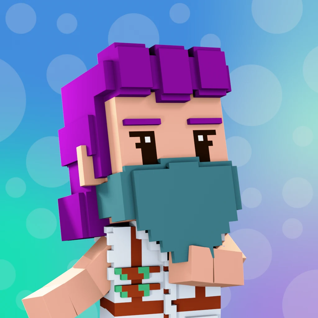 Pirate #8710 voxel render