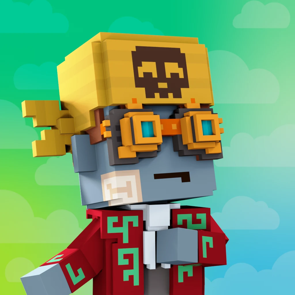 Pirate #8712 voxel render