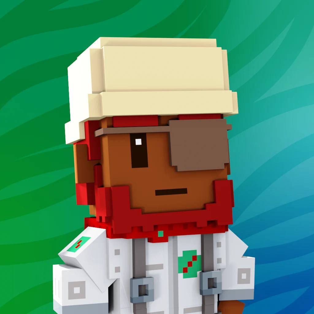 Pirate #8717 voxel render