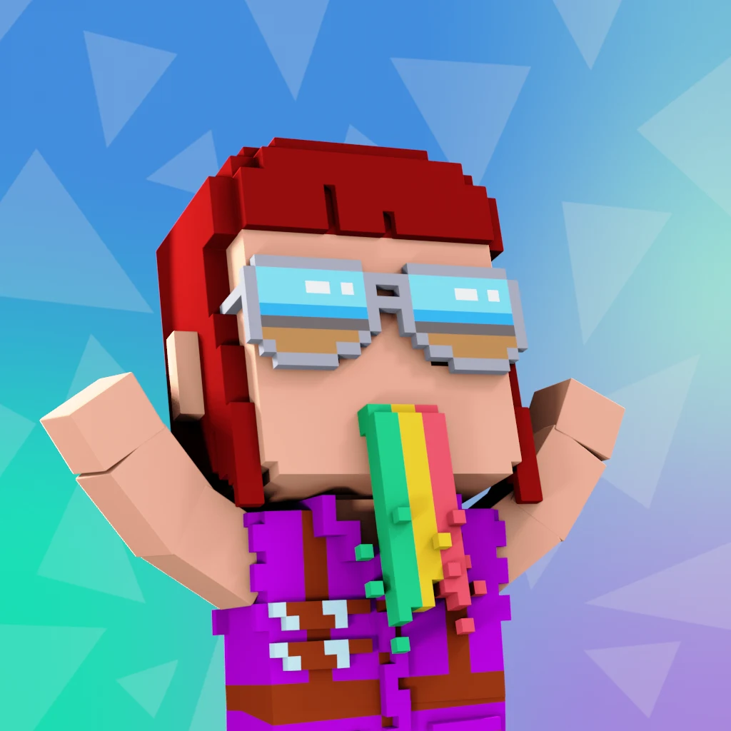 Pirate #8719 voxel render