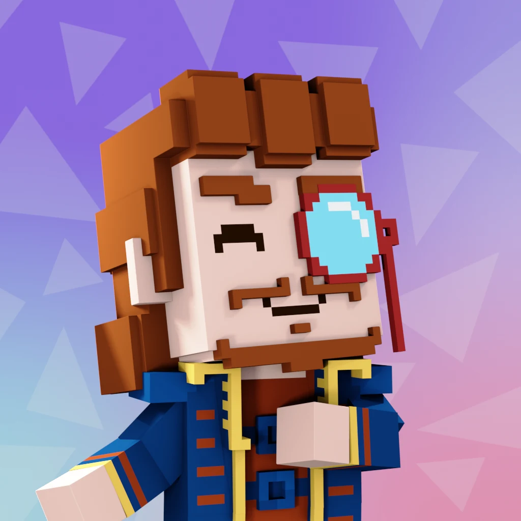 Pirate #8721 voxel render