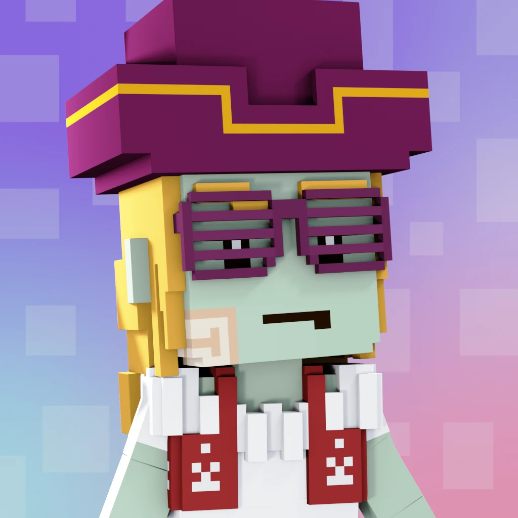 Pirate #8722 voxel render