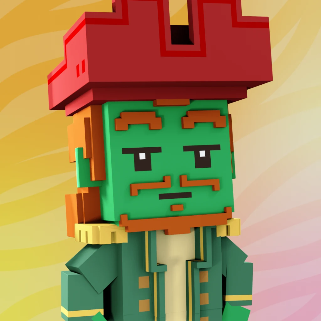 Pirate #8723 voxel render