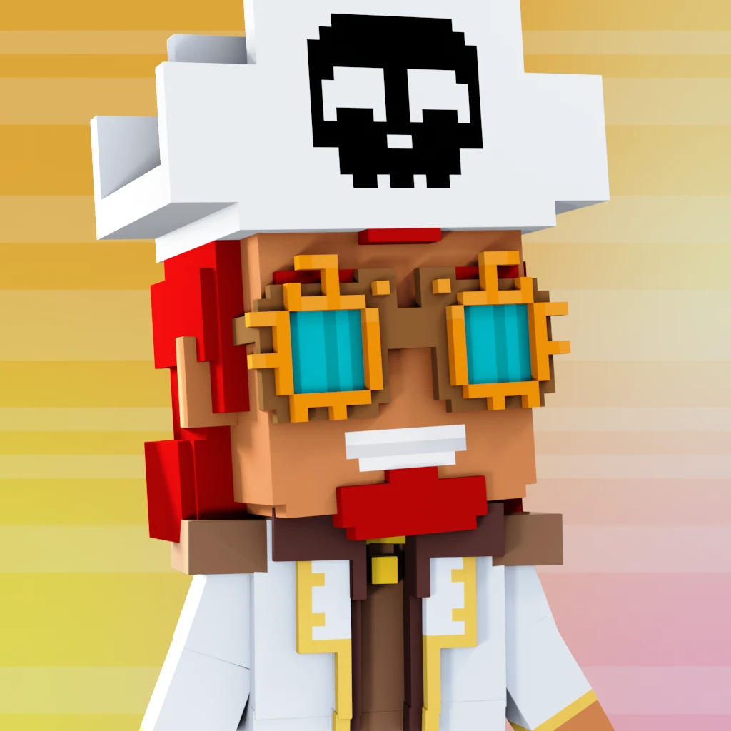 Pirate #8724 voxel render