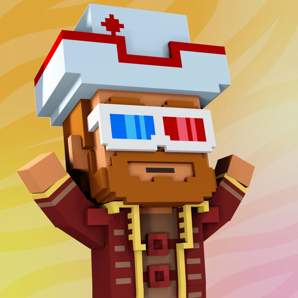 Pirate #8725 voxel render