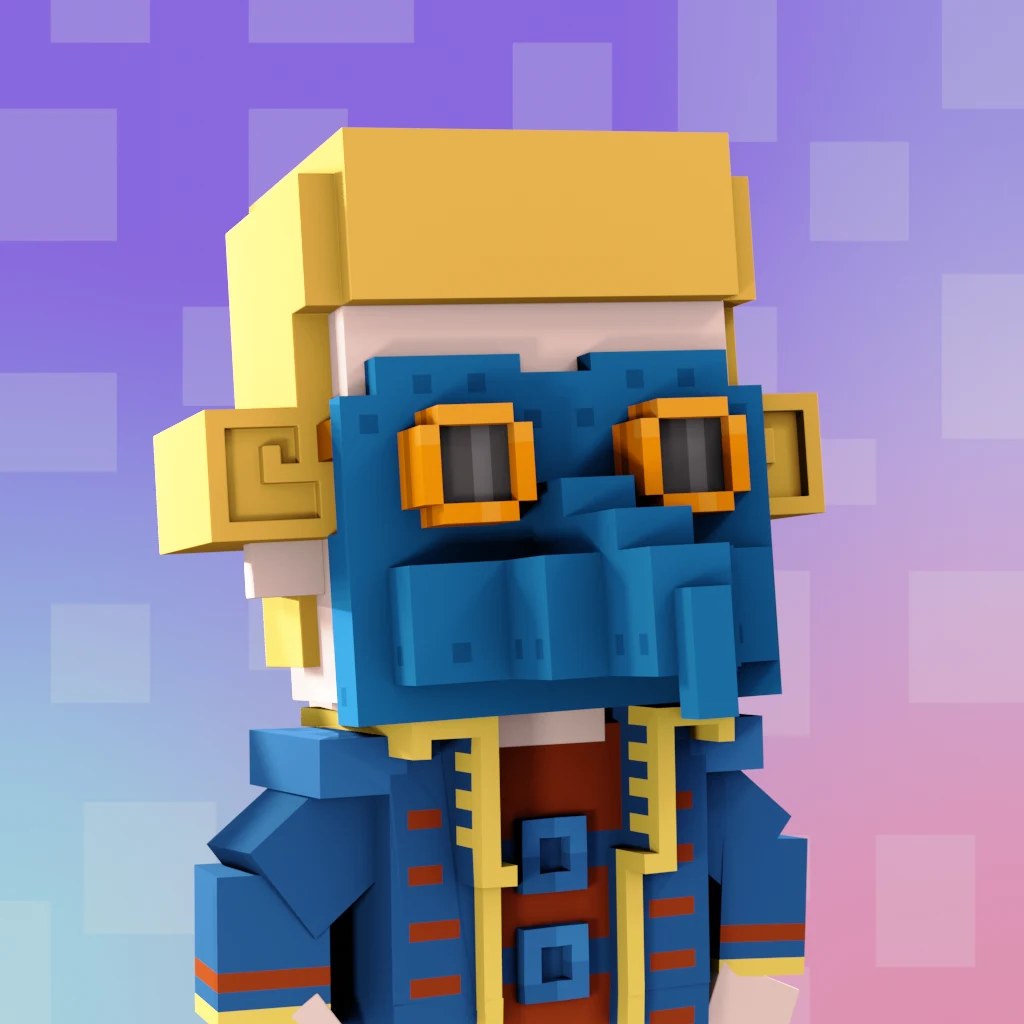 Pirate #8726 voxel render