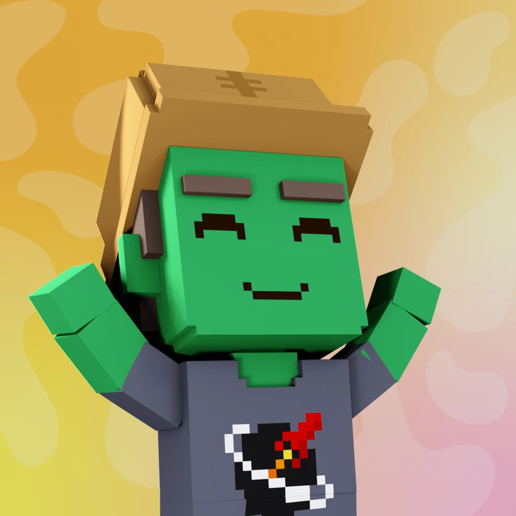 Pirate #8728 voxel render