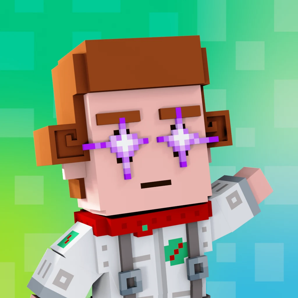 Pirate #8731 voxel render