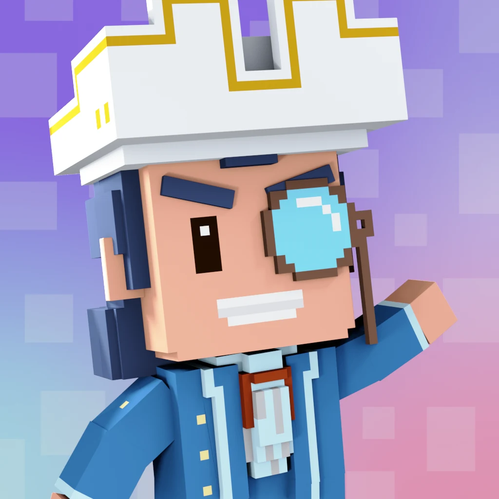 Pirate #8734 voxel render