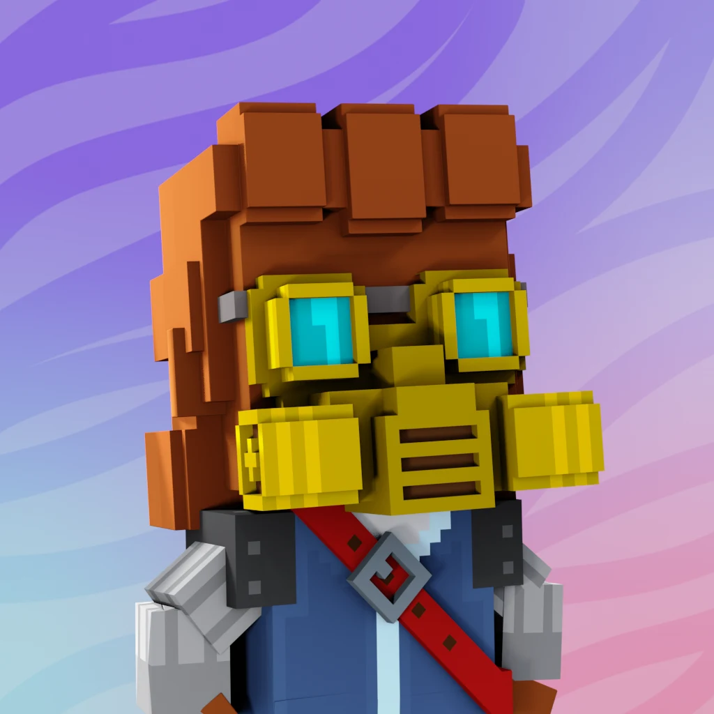 Pirate #8735 voxel render