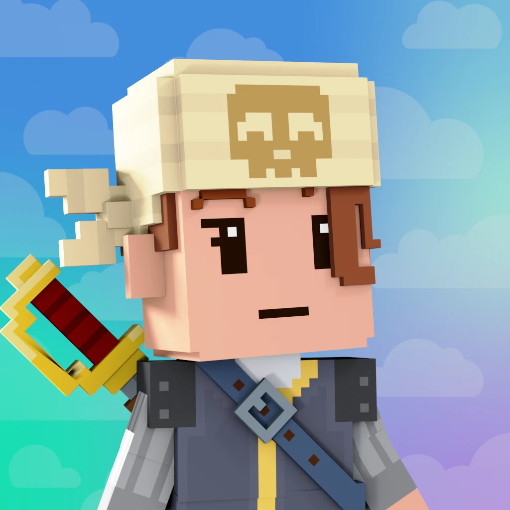 Pirate #8736 voxel render